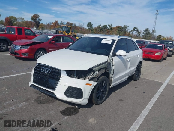 2017 Audi Q3 Premium z VIN WA1ECCFS0HR008186, wystawiony jako IAAI lot #40648800 z przebiegiem 139 379 mil mil oraz . Historia ofert i sprzedaży dostępna na DreamBid. Obrazek 6.