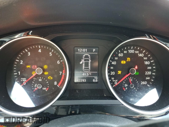 2016 Volkswagen Jetta SE with VIN 3VWD07AJ8GM352670, listed as a Copart auction lot 62394195 with 182,293 mi miles and Salvage title. Bid and sale history available at DreamBid. Image 9.