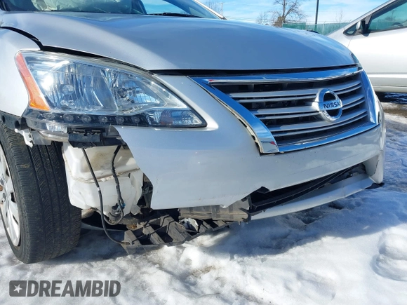 2015 Nissan Sentra S with VIN 3N1AB7AP9FY229488, listed as a IAAI auction lot 41329563 with 94,099 mi miles and . Bid and sale history available at DreamBid. Image 6.