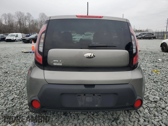 2014 Kia Soul + with VIN KNDJP3A56E7006816, listed as a Copart auction lot 48454075 with 91,434 mi miles and Salvage Title. Bid and sale history available at carsss.com. Image 6.