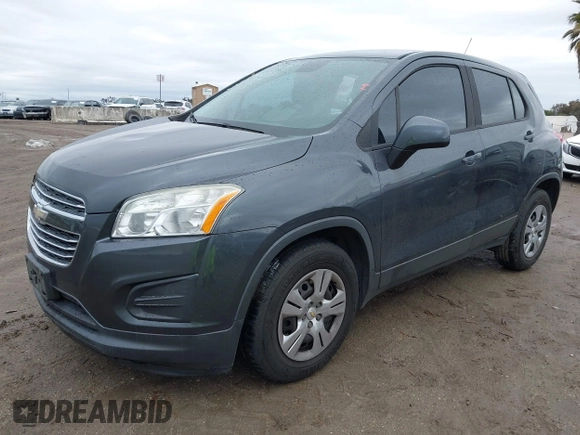 2016 Chevrolet Trax LS with VIN 3GNCJKSB3GL279615, listed as a IAAI auction lot 41776307 with 79,517 mi miles. Bid and sale history available at carsss.com. Image 17.
