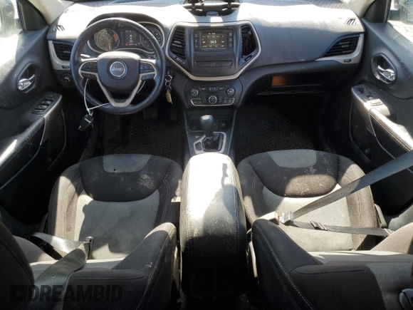 2018 Jeep Cherokee Latitude with VIN 1C4PJLCX6JD607780, listed as a Copart auction lot 47203755 with 135,242 mi miles and Salvage Title. Bid and sale history available at DreamBid. Image 8.