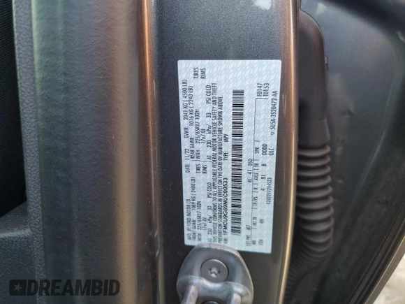 2022 Ford Escape SE с VIN 1FMCU9G69NUC00533, выставлен на аукционе Copart как лот 54318185 с пробегом 21 167 миль миль и Списание • Salvage title. История ставок и продаж доступна на DreamBid. Изображение 12.