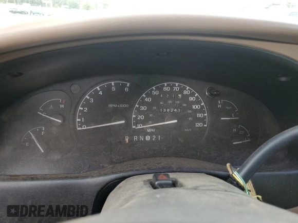 1997 Ford Explorer XLT with VIN 1FMDU35PXVZB69793, listed as a Copart auction lot 70712774 with 138,243 mi miles and Salvage title. Bid and sale history available at DreamBid. Image 9.