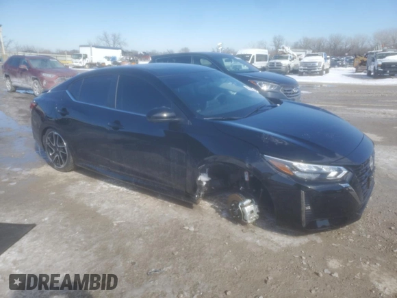 2024 Nissan Sentra SR with VIN 3N1AB8DV0RY315891, listed as a Copart auction lot 45768085 with 2,167 mi miles and Salvage Title. Bid and sale history available at carsss.com. Image 4.