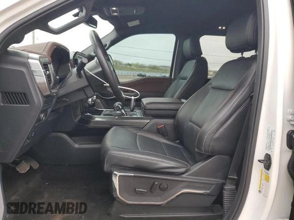 2022 Ford F-150 XL with VIN 1FTFW1E83NFC11064, listed as a Copart auction lot 54583745 with 34,722 mi miles and Salvage Title. Bid and sale history available at DreamBid. Image 7.