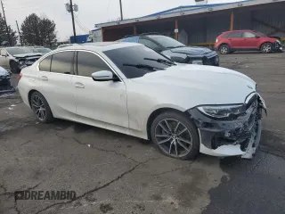 2019 BMW 3 Series 330i xDrive with VIN WBA5R7C59KAJ81119, listed as a Copart auction lot 46088685 with 54,045 mi miles and Salvage Title. Bid and sale history available at carsss.com. Image 4.