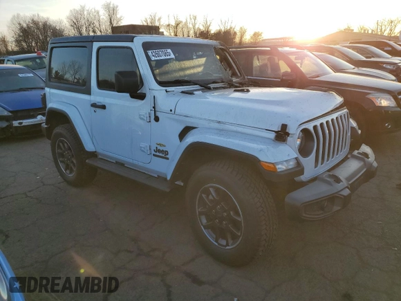2021 Jeep Wrangler Sport S with VIN 1C4GJXAN6MW741870, listed as a Copart auction lot 42607065 with Not Provided miles and Salvage Title. Bid and sale history available at DreamBid. Image 4.