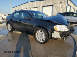 2012 Dodge Avenger SE with VIN 1C3CDZAB9CN325411, listed as a Copart auction lot 52758025 with 127,902 mi miles and Salvage Title. Bid and sale history available at DreamBid. Image 4.