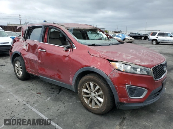 2017 Kia Sorento LX with VIN 5XYPG4A33HG294350, listed as a Copart auction lot 53995425 with 191,082 mi miles and Salvage Title. Bid and sale history available at carsss.com. Image 4.