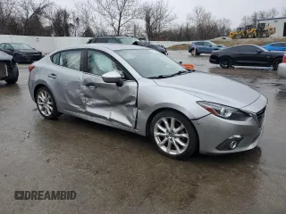2014 Mazda 3 S Touring with VIN JM1BM1V37E1126170, listed as a Copart auction lot 43873865 with 125,525 mi miles and Salvage Title. Bid and sale history available at DreamBid. Image 4.