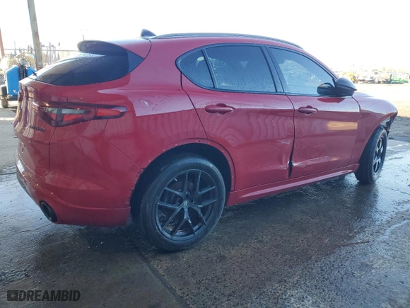 2020 Alfa Romeo Stelvio Ti with VIN ZASPAKBNXL7C97698, listed as a Copart auction lot 49292235 with 54,008 mi miles and Salvage Title. Bid and sale history available at carsss.com. Image 3.