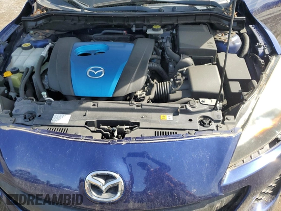 2012 Mazda 3 i Touring with VIN JM1BL1V83C1651660, listed as a Copart auction lot 55129155 with 112,782 mi miles and Salvage Title. Bid and sale history available at DreamBid. Image 11.