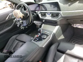 2021 BMW M4 Competition with VIN WBS33AZ0XMCG10825, listed as a Copart auction lot 61214343 with 38,615 mi miles. Bid and sale history available at carsss.com. Image 8.