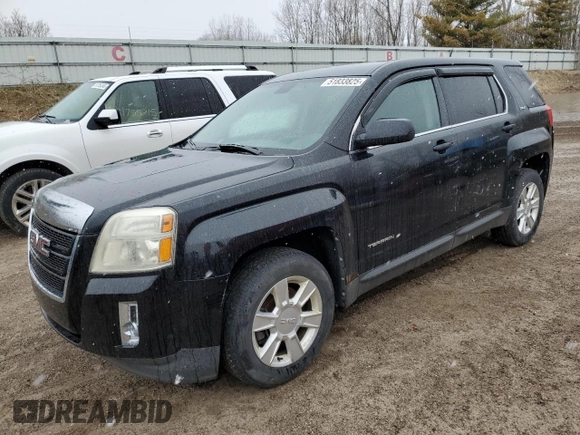 2011 GMC Terrain SLE-1 with VIN 2CTFLRECXB6265693, listed as a Copart auction lot 51833825 with 195,674 mi miles and Clean title. Bid and sale history available at DreamBid. Image 1.