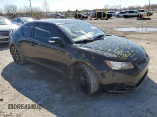 2013 Scion tC with VIN JTKJF5C73D3057301, listed as a Copart auction lot 50015625 with 143,306 mi miles and Salvage Title. Bid and sale history available at carsss.com. Image 4.