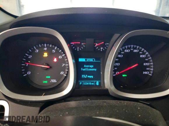 2015 Chevrolet Equinox LS with VIN 2GNALAEK7F1105621, listed as a Copart auction lot 55097565 with 123,416 mi miles and Clean Title. Bid and sale history available at carsss.com. Image 9.
