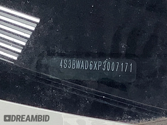 2023 Subaru Legacy Premium with VIN 4S3BWAD6XP3007171, listed as a IAAI auction lot 42703130 with 59,731 mi miles and . Bid and sale history available at DreamBid. Image 19.