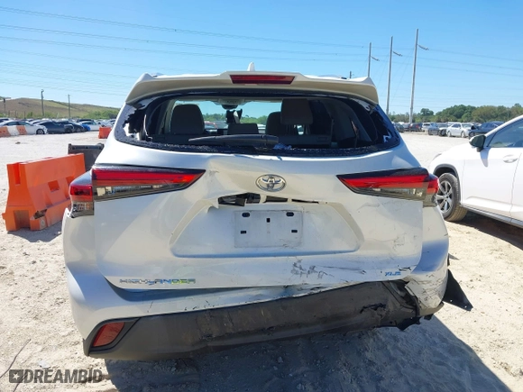 2020 Toyota Highlander XLE with VIN 5TDGZRAH7LS029834, listed as a IAAI auction lot 41833583 with 36,666 mi miles. Bid and sale history available at carsss.com. Image 6.
