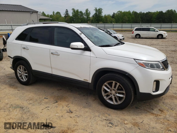 2014 Kia Sorento LX with VIN 5XYKTDA61EG464118, listed as a Copart auction lot 54347215 with 161,369 mi miles and Salvage Title. Bid and sale history available at carsss.com. Image 4.