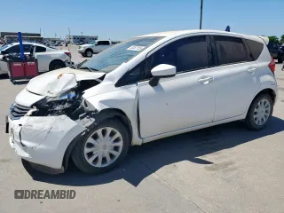 2015 Nissan Note S z VIN 3N1CE2CP6FL420914, wystawiony jako Copart lot #53497155 z przebiegiem Nie podano mil oraz Szkoda całkowita • Salvage title. Historia ofert i sprzedaży dostępna na DreamBid. Obrazek 1.