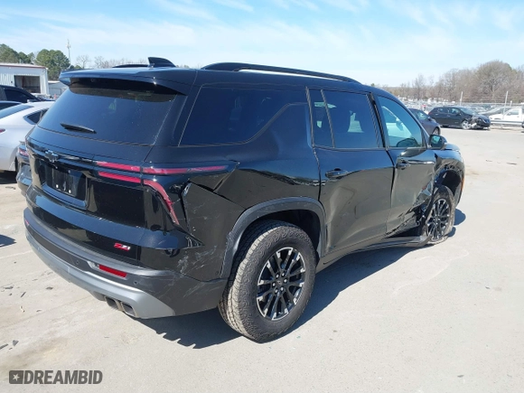 2024 Chevrolet Traverse AWD Z71 with VIN 1GNEVJKS4RJ215293, listed as a IAAI auction lot 41683214 with 12,404 mi miles. Bid and sale history available at carsss.com. Image 4.