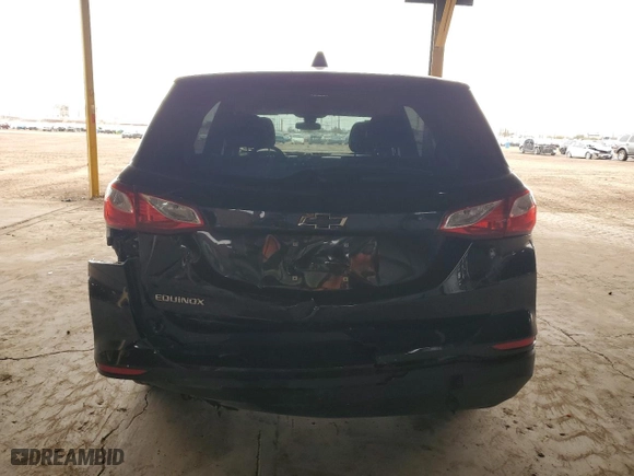 2020 Chevrolet Equinox LS with VIN 2GNAXHEV4L6281340, listed as a Copart auction lot 44934705 with 57,919 mi miles and Salvage Title. Bid and sale history available at carsss.com. Image 6.