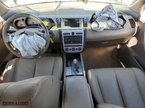 2004 Nissan Murano SL with VIN JN8AZ08W24W312850, listed as a Copart auction lot 75202134 with 0 mi miles and Clean Title. Bid and sale history available at carsss.com. Image 8.
