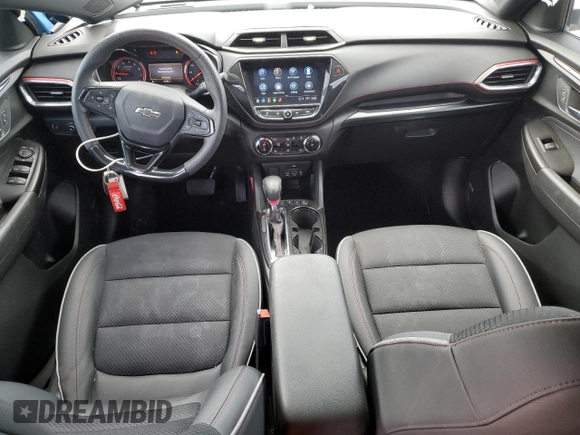 2023 Chevrolet TrailBlazer RS with VIN KL79MTSL2PB143953, listed as a Copart auction lot 49394705 with 16,458 mi miles and Salvage Title. Bid and sale history available at DreamBid. Image 8.
