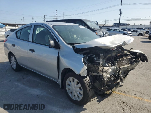 2012 Nissan Versa S with VIN 3N1CN7AP1CL939333, listed as a Copart auction lot 62337705 with 38,037 mi miles and Salvage title. Bid and sale history available at DreamBid. Image 4.