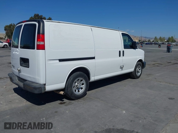 2014 Chevrolet Express Cargo with VIN 1GCSGAFXXE1200920, listed as a IAAI auction lot 42637911 with 205,182 mi miles and . Bid and sale history available at DreamBid. Image 4.