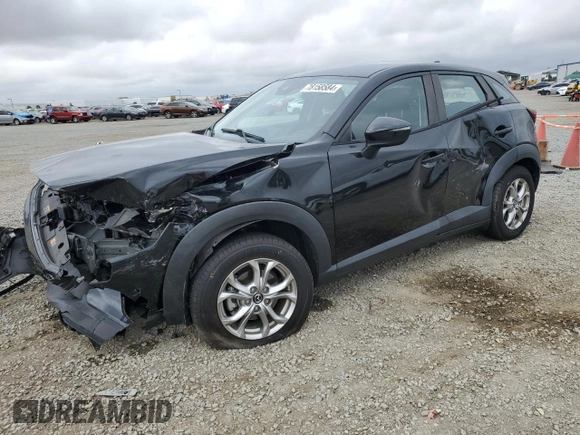 2020 Mazda CX-3 Sport with VIN JM1DKDB72L1475208, listed as a Copart auction lot 78158584 with 40,122 mi miles and Salvage Title. Bid and sale history available at carsss.com. Image 1.