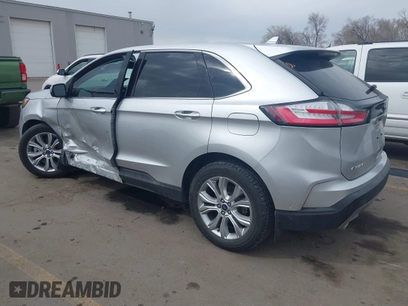 2019 Ford Edge Titanium with VIN 2FMPK4K92KBB89260, listed as a IAAI auction lot 41885743 with 80,001 mi miles. Bid and sale history available at carsss.com. Image 3.