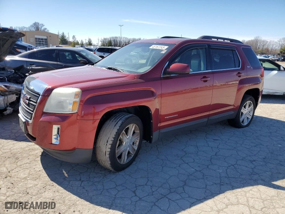 2010 GMC Terrain SLT-1 with VIN 2CTFLFEY0A6286108, listed as a Copart auction lot 48167245 with 126,481 mi miles and Clean Title. Bid and sale history available at carsss.com. Image 1.