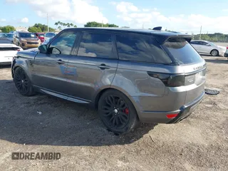 2019 Land Rover Range Rover Sport Dynamic with VIN SALWR2RE9KA850578, listed as a IAAI auction lot 41129635 with 1 mi miles. Bid and sale history available at carsss.com. Image 3.