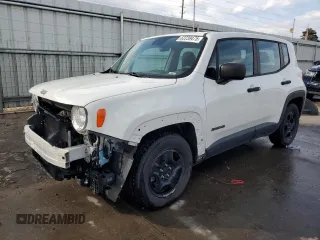 2017 Jeep Renegade Sport with VIN ZACCJAAH0HPF60644, listed as a Copart auction lot 52239475 with 67,934 mi miles and Salvage Title. Bid and sale history available at DreamBid. Image 1.
