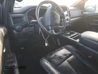 2021 Nissan Titan SV with VIN 1N6AA1ED1MN523407, listed as a Copart auction lot 76109324 with Not provided miles and Salvage title. Bid and sale history available at DreamBid. Image 8.
