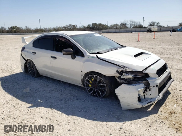 2019 Subaru WRX STI with VIN JF1VA2R69K9814853, listed as a Copart auction lot 48538665 with 97,417 mi miles and Salvage title. Bid and sale history available at DreamBid. Image 4.