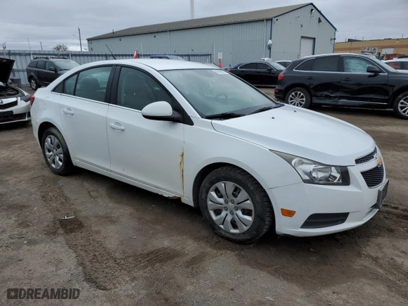 2012 Chevrolet Cruze LT w/1LT with VIN 1G1PF5SC2C7349098, listed as a Copart auction lot 52995975 with 215,670 mi miles and Clean Title. Bid and sale history available at carsss.com. Image 4.