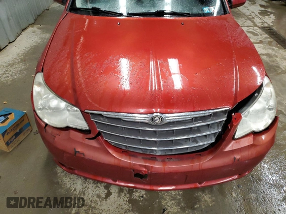 2010 Chrysler Sebring Limited with VIN 1C3CC5FB1AN229760, listed as a Copart auction lot 81709194 with 199,836 mi miles and Salvage Title. Bid and sale history available at carsss.com. Image 11.