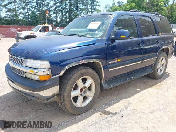 2001 Chevrolet Tahoe LT with VIN 1GNEC13T21R121738, listed as a IAAI auction lot 42336464 with 243,230 mi miles and . Bid and sale history available at DreamBid. Image 2.