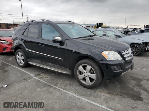 2009 Mercedes-Benz M 3.5L with VIN 4JGBB56E89A524440, listed as a Copart auction lot 43082805 with 185,084 mi miles and Salvage Title. Bid and sale history available at carsss.com. Image 4.