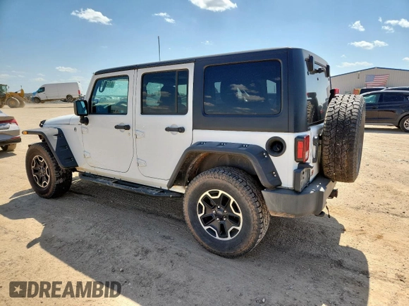 2012 Jeep Wrangler Unlimited Sport with VIN 1C4BJWDG9CL187421, listed as a Copart auction lot 61411145 with 140,390 mi miles and Clean title. Bid and sale history available at DreamBid. Image 2.