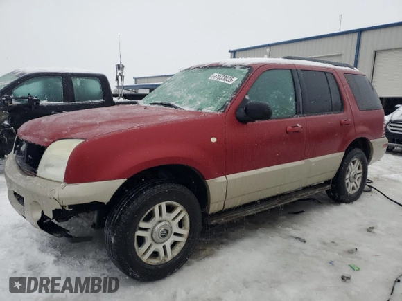2005 Mercury Mountaineer with VIN 4M2ZU86E95ZJ31597, listed as a Copart auction lot 41633035 with 266,358 mi miles and Clean title. Bid and sale history available at DreamBid. Image 1.