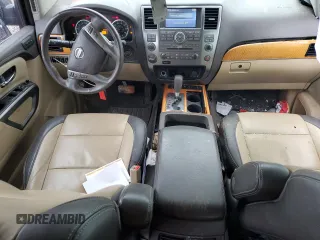 2015 Nissan Armada Platinum z VIN 5N1BA0NE6FN623527, wystawiony jako Copart lot #43061735 z przebiegiem 104 518 mil mil oraz Szkoda całkowita • Salvage title. Historia ofert i sprzedaży dostępna na DreamBid. Obrazek 8.