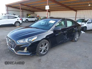 2018 Hyundai Sonata SEL with VIN 5NPE34AF0JH629804, listed as a IAAI auction lot 41388818 with 114,383 mi miles and . Bid and sale history available at DreamBid. Image 2.