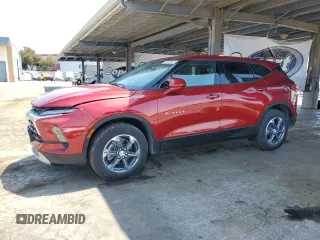 2025 Chevrolet Blazer LT z VIN 3GNKBHR42SS203160, wystawiony jako Copart lot #60066995 z przebiegiem 668 mil mil oraz Nie do naprawy • Non repairable. Historia ofert i sprzedaży dostępna na DreamBid. Obrazek 1.