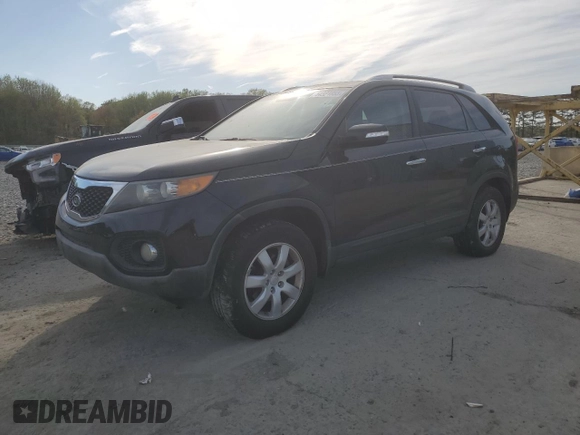 2011 Kia Sorento LX with VIN 5XYKT3A16BG032778, listed as a Copart auction lot 54321855 with 134,613 mi miles and Clean Title. Bid and sale history available at carsss.com. Image 1.
