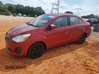 2017 Mitsubishi Mirage ES with VIN ML32F3FJ2HH004592, listed as a Copart auction lot 60233985 with 84,323 mi miles and Salvage title. Bid and sale history available at DreamBid. Image 1.