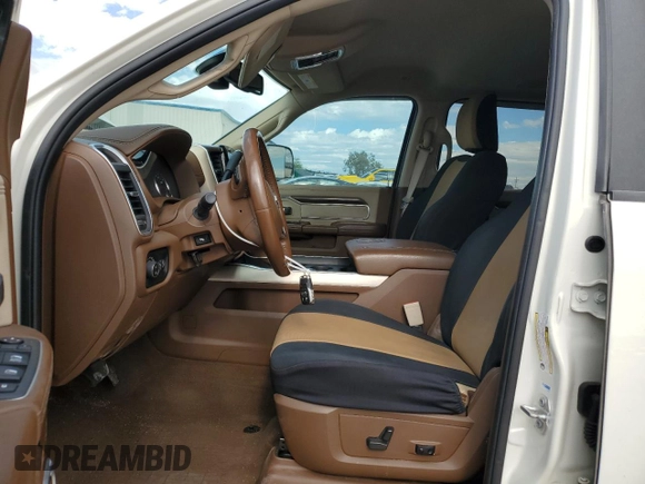 2022 Ram 2500 Laramie with VIN 3C6UR5FL5NG228396, listed as a Copart auction lot 52567385 with 94,460 mi miles and Salvage Title. Bid and sale history available at carsss.com. Image 7.